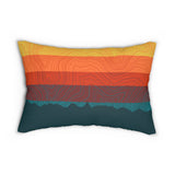 Colorado Sunset Spun Polyester Lumbar Pillow