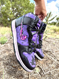 Custom Nike dunks shoes, custom shoes, custom sneakers, wearable art, Pokemon shoes, Louis Vuitton shoes