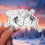 Adrenaline Chemical Formula Sticker, Adrenaline Chemical Molecule Sticker, Adrenaline Chemical Symbol Sticker, Adrenaline Chemical Chemistry Sticker, adrenaline sticker, epinephrine sticker, mountain sticker, ski sticker, rock climbing sticker, aspen snowmass sticker, aspen sticker, chemical makeup sticker, adrenaline decal, epinephrine decal, mountain decal, ski decal, rock climbing decal, chemical makeup decal, aspen snowmass decal, aspen decal