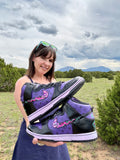 Custom Nike dunks shoes, custom shoes, custom sneakers, wearable art, Pokemon shoes, Louis Vuitton shoes
