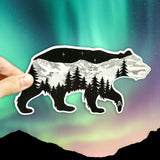Bearing it in Colorado Sticker, bear sticker, mountain sticker, colorado mountain sticker, bear silhouette sticker, bear car sticker, bear bumper sticker, bear laptop sticker, bear computer sticker, bear vinyl sticker