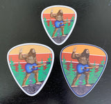 Bigfoot Guitar Pick Sticker