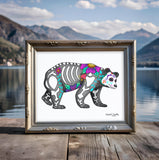 Bear Bones : Day of the Dead Bear drawing, candy skull bear drawing, sugar skull bear drawing, santa muerte bear drawing, Dia de Muertos soportar drawing, Dia de Muertos bear drawing, candy skull bear illustration, sugar skull bear illustration, santa muerte bear illustration, Dia de Muertos soportar illustration, Dia de Muertos bear illustration, 
candy skull bear artwork, sugar skull bear artwork, santa muerte bear artwork, Dia de Muertos soportar artwork, Dia de Muertos bear artwork
