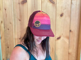 colorado flag hat, colorado flag trucker hat, mt. evans hat, mount evans trucker hat,  contour lines hat, colorado mountains hat, colorado mountains trucker hat, idaho springs colorado hat, idaho springs colorado trucker hat, mountain hat, mountain trucker hat, mountain and river hat, mountain and river trucker hat, colorado sunrise hat, colorado sunset hat, ccolorado sunrise trucker hat, colorado sunset trucker hat