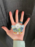 butterfly sticker, butterfly decal, mountain sticker, colorado sticker, flower sticker, floral sticker, Feminine dotwork tattoo sticker, fair isle sticker, Iceland sticker, Scandinavian sticker, moth sticker, paintbrush sticker, sunflower sticker, paintbrush flower sticker, daisy sticker, butterfly silhouette