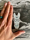 Smart Ass/Intelligent Posterior; Donkey sticker, Burro sticker, Math equations sticker, #MathLove sticker, smart ass sticker, smarty pants sticker, donkey decal, burro decal, funny sticker, cleaver sticker, funny donkey sticker, funny burro sticker, math donkey sticker, smart ass sticker, clever donkey sticker, clever burro sticker