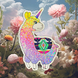Llamacorn : a mythical creature made up of a llama and unicorn, AKA Unillama. llamacorn sticker, funny llamacorn decal, funny llama decal, funny unicorn decal, llamacorn sticker, llama sticker, unicorn sticker, llama slap, llamacorn slap, unicorn slap