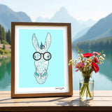 Smart Ass/Intelligent Posterior artwork; Donkey drawing, Burro art, Math equations art, #MathLove art, colorado artist, colorado art, colorado artwork, donkey art, donkey artwork, burro art, burro artwork, funny donkey art, funny burro art, sarcastic donkey art, sarcastic burro art, harry potter donkey art, harry potter artwork