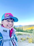 colorado flag hat, colorado flag trucker hat, mt blue sky hat, mt blue sky trucker hat, mt. evans hat, mount evans trucker hat, contour lines hat, colorado mountains hat, colorado mountains trucker hat, idaho springs colorado hat, idaho springs colorado trucker hat, mountain hat, mountain trucker hat, mountain and river hat, mountain and river trucker hat, colorado sunrise hat, colorado sunset hat, colorado sunrise trucker hat, colorado sunset trucker hat