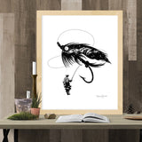 fly fishing art, fly fishing illustration, fly fisherman, fly fishing lure art, fly fishing lure illustration, nymph fly fishing art, nymph fly fishing illustration, fishing art, fishing illustration, fishing drawing, colorado art, colorado artwork, colorado illustration, colorado fishing art, colorado fly fishing art, colorado fishing illustration, colorado fly fishing illustration