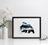 momma bear galaxy, momma bear print, momma bear drawing, momma bear illustration, mother bear photo, mother bear print, mother bear drawing, mother bear illustration, baby bear galaxy, bear cub print, bear cub drawing, bear cub illustration, baby bear photo, baby bear print, baby bear drawing, baby bear illustration, colorado mountains illustration,  colorado mountains print, colorado mountains drawing, colorado mountains illustration, colorado art, colorado drawing