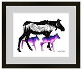 momma moose galaxy, momma moose print, momma moose drawing, momma moose illustration, mother moose galaxy, mother moose print, mother moose drawing, mother moose illustration, baby moose photo, baby moose print, baby moose drawing, baby moose illustration, twins moose photo, twins moose print, twins moose drawing, twins moose illustration, colorado mountains illustration, colorado mountains print, colorado mountains drawing, colorado mountains illustration