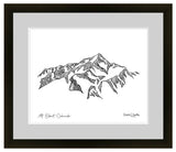 Mount Elbert line art, Mt Elbert Line Art, line art mountain drawing, line art mountain artwork, mountain artwork, mountain art, mountain drawing, mount elbert drawing, mount elbert art, mount elbert artwork, leadville artwork, leadville art, leadville mountains art