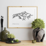 Mount Elbert line art, Mt Elbert Line Art, line art mountain drawing, line art mountain artwork, mountain artwork, mountain art, mountain drawing, mount elbert drawing, mount elbert art, mount elbert artwork, leadville artwork, leadville art, leadville mountains art