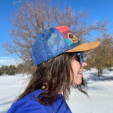 colorado flag hat, colorado flag trucker hat, mt blue sky hat, mount blue sky trucerk hat, mt. evans hat, mount evans trucker hat, contour lines hat, colorado mountains hat, colorado mountains trucker hat, idaho springs colorado hat, idaho springs colorado trucker hat, mountain hat, mountain trucker hat, mountain and river hat, mountain and river trucker hat, colorado sunrise hat, colorado sunset hat, colorado sunrise trucker hat, colorado sunset trucker hat