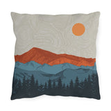 Colorado Mountain pillow, CO Mountain Pillow case, Colorado Mountain pillow cover, Mt Elbert Mountain pillow cover, James Peak Mountain pillow cover, Longs Peak Mountain pillow cover, Kingston Peak Mountain pillow cover, Mountain pillow cover, Mountain pillow case, Mountain pillow, forest pillow cover, forest pillow case, forest pillow