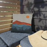 Colorado Mountain pillow, CO Mountain Pillow case, Colorado Mountain pillow cover, Mt Elbert Mountain pillow cover, James Peak Mountain pillow cover, Longs Peak Mountain pillow cover, Kingston Peak Mountain pillow cover, Mountain pillow cover, Mountain pillow case, Mountain pillow, forest pillow cover, forest pillow case, forest pillow