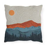 Colorado Mountain pillow, CO Mountain Pillow case, Colorado Mountain pillow cover, Mt Elbert Mountain pillow cover, James Peak Mountain pillow cover, Longs Peak Mountain pillow cover, Kingston Peak Mountain pillow cover, Mountain pillow cover, Mountain pillow case, Mountain pillow, forest pillow cover, forest pillow case, forest pillow