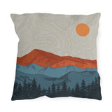 Colorado Mountain pillow, CO Mountain Pillow case, Colorado Mountain pillow cover, Mt Elbert Mountain pillow cover, James Peak Mountain pillow cover, Longs Peak Mountain pillow cover, Kingston Peak Mountain pillow cover, Mountain pillow cover, Mountain pillow case, Mountain pillow, forest pillow cover, forest pillow case, forest pillow