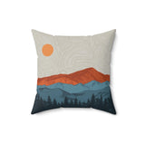 Colorado Mountain pillow, CO Mountain Pillow case, Colorado Mountain pillow cover, Mt Elbert Mountain pillow cover, James Peak Mountain pillow cover, Longs Peak Mountain pillow cover, Kingston Peak Mountain pillow cover, Mountain pillow cover, Mountain pillow case, Mountain pillow, forest pillow cover, forest pillow case, forest pillow