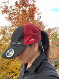 mountain running hat, topographic running hat, topo running hat, mountain theme running hat, boco gear elite running hat, telluride running hat, mountain runner hat, topographic runner hat, mountain run hat, topographic run hat