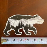 Bearing it in Colorado Sticker, bear sticker, mountain sticker, colorado mountain sticker, bear silhouette sticker, bear car sticker, bear bumper sticker, bear laptop sticker, bear computer sticker, bear vinyl sticker