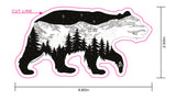 Bearing it in Colorado Sticker, bear sticker, mountain sticker, colorado mountain sticker, bear silhouette sticker, bear car sticker, bear bumper sticker, bear laptop sticker, bear computer sticker, bear vinyl sticker
