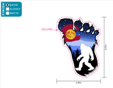 Colorado flag Bigfoot sticker, colorado flag big foot sticker, colorado flag yeti sticker, colorado flag Sasquatch sticker, Colorado flag sticker, yeti sticker, Sasquatch sticker, Bigfoot sticker, big foot sticker, Bigfoot slap, big foot slap, yeti slap