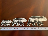 Bearing it in Colorado Sticker, bear sticker, mountain sticker, colorado mountain sticker, bear silhouette sticker, bear car sticker, bear bumper sticker, bear laptop sticker, bear computer sticker, bear vinyl sticker