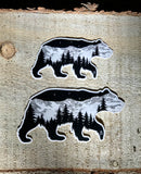 Bearing it in Colorado Sticker, bear sticker, mountain sticker, colorado mountain sticker, bear silhouette sticker, bear car sticker, bear bumper sticker, bear laptop sticker, bear computer sticker, bear vinyl sticker