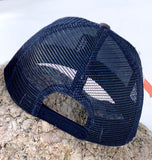 Competing for Attention Trucker Hat - mountains and galaxy, vail mountain hat, galaxy hat, mountain hat, colorado hat