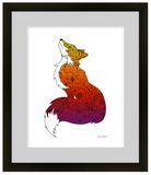 Fox with Henna and Paisley with some Mandelbrot mixed in. colorado artist, colorado art, colorado artwork, fox silhouette art, butterfly silhouette art, fox silhouette drawing, butterfly silhouette drawing, mandala art, mandala drawing, foxy lady art, foxy lady drawing