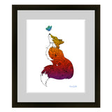 Fox with Henna and Paisley with some Mandelbrot mixed in. colorado artist, colorado art, colorado artwork, fox silhouette art, butterfly silhouette art, fox silhouette drawing, butterfly silhouette drawing, mandala art, mandala drawing, foxy lady art, foxy lady drawing