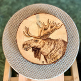 Moose Wood Burning, Moose Pyrography
