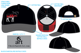 Moose ; Buffalo Plaid, Dad Hat, Trucker Hat, Plaid Moose with Lake Dillon 10 Mile Mountain Range Baseball Hat
