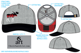 Moose ; Buffalo Plaid, Dad Hat, Trucker Hat, Plaid Moose with Lake Dillon 10 Mile Mountain Range Baseball Hat