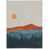 Colorado Mountain blanket, CO Mountain blanket, Mt Elbert Mountain blanket, James Peak Mountain blanket, Longs Peak Mountain blanket, Kingston Peak Mountain blanket, Mountain blanket, Mountain blanket, Mountain sherpa blanket, forest blanket, forest sherpa blanket, forest blanket