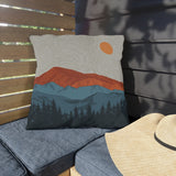 Colorado Mountain pillow, CO Mountain Pillow case, Colorado Mountain pillow cover, Mt Elbert Mountain pillow cover, James Peak Mountain pillow cover, Longs Peak Mountain pillow cover, Kingston Peak Mountain pillow cover, Mountain pillow cover, Mountain pillow case, Mountain pillow, forest pillow cover, forest pillow case, forest pillow