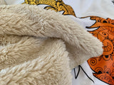 Foxy Lady Forest Heavyweight Fleece Sherpa Blanket