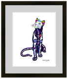 mountain lion, mountain lion art, mountain lion drawing, day of the dead mountain lion, sugar skull mountain lion, sugar skull cat, day of the dead cat, cat drawing, mountain lion drawing, columbine drawing, sacred heart drawing, dia de los muertos leona, dia de los muertos lion, lion drawing, lion art