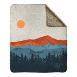 Colorado Mountain blanket, CO Mountain blanket, Mt Elbert Mountain blanket, James Peak Mountain blanket, Longs Peak Mountain blanket, Kingston Peak Mountain blanket, Mountain blanket, Mountain blanket, Mountain sherpa blanket, forest blanket, forest sherpa blanket, forest blanket