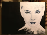 Audrey Hepburn, celebrity art, female artwork, lady : fine art print, colorado artist, colorado art, colorado artwork