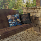 bigfoot riding moose pillow, yeti riding moose pillow, Sasquatch riding moose pillow, Squatch riding moose pillow, bigfoot pillow, yeti pillow, sasquatch pillow, squatch pillow, bigfoot peace sign pillow, yeti peace sign pillow, sasquatch peace sign pillow, squatch peace sign pillow, moose pillow, mountain pillow, mountain and river pillow, snowy mountain pillow, colorado pillow, bigfoot wearing sunglasses pillow, yeti wearing sunglasses pillow, funny bigfoot pillow, funny moose pillow
