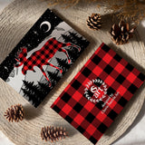 Buffalo Plaid Moose Mountain Greeting Card; Buffalo Plaid Greeting Card, colorado artist, colorado art, colorado artwork, Buffalo Plaid Moose Card, Pikes Peak card, Colorado Springs Card, Mountain card, moose silhouette card, Colorado mountain card, moose greeting card, mountain greeting card, Colorado mountain greeting card, card with moose, card with mountain, thank you card, congratulations card, moose silhouette card, moose silhouette greeting card