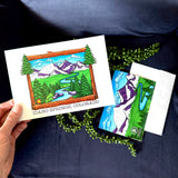 colorado mountains greeting card, colorado mountains card, idaho springs colorado greeting card, idaho springs colorado card, mountain greeting card, mountain card, mountain and river greeting card, mountain and river card, mountain greeting card, colorful mountain greeting card, colorado greeting card, colorado card