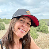 Cuchara Mountain Park, Cuchara Colorado hat, trucker hat, West Spanish Peak art, Apishapa ski run, Colorado mountain hat, genuine leather patch hat, Pukka trucker hat, 10810 elevation, southern Colorado gear, mountain runner apparel, ski patrol style, Colorado souvenir hat, topographic map art, outdoor adventure headwear