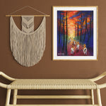 indian art, indian artwork, native american indian artwork, paint horses drawing, painted horses art, hunting party art, native american indian drawing, sunrise art, sunset art, warparty drawing, war party art, native american indian chief drawing, colorado artist, colorado art, colorado artwork, indigenous artwork