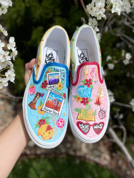 Vans Shoes Blank Shoes For Painting Henna Mandala Bohemian