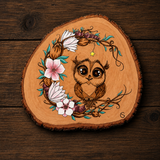 Hand-Burned Wood Art & Custom Pyrography Commissions