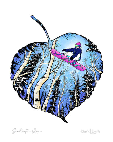 snowboard drawing design